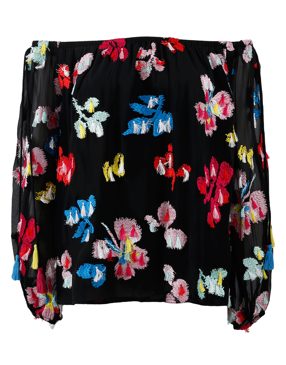 TANYA TAYLOR-Tassel Georgette Tessa Top-