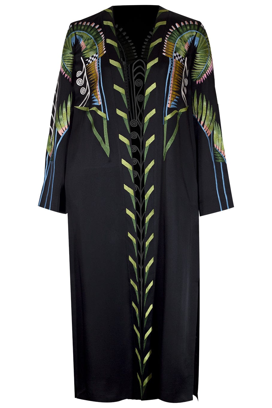 TEMPERLEY LONDON-Farrah Kimono-BLACK