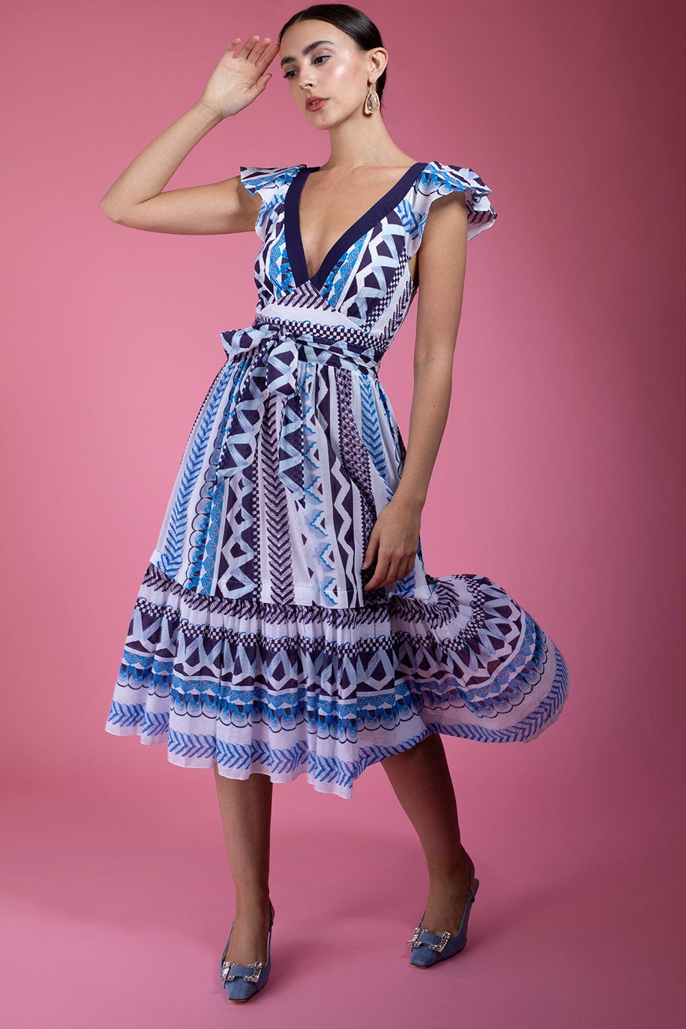 TEMPERLEY LONDON-Parish Midi Dress-