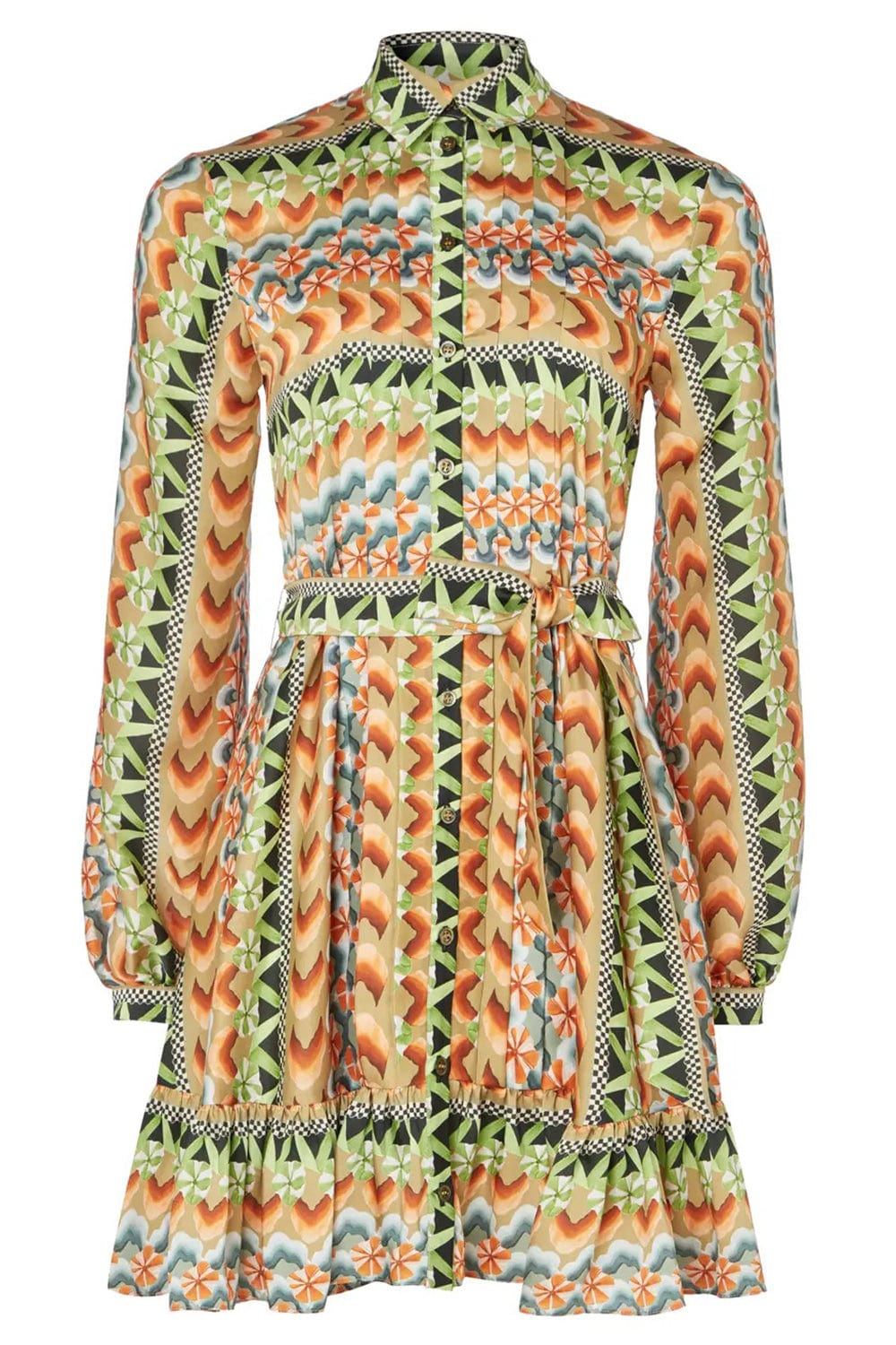 TEMPERLEY LONDON-Phlox Print Mini Dress-