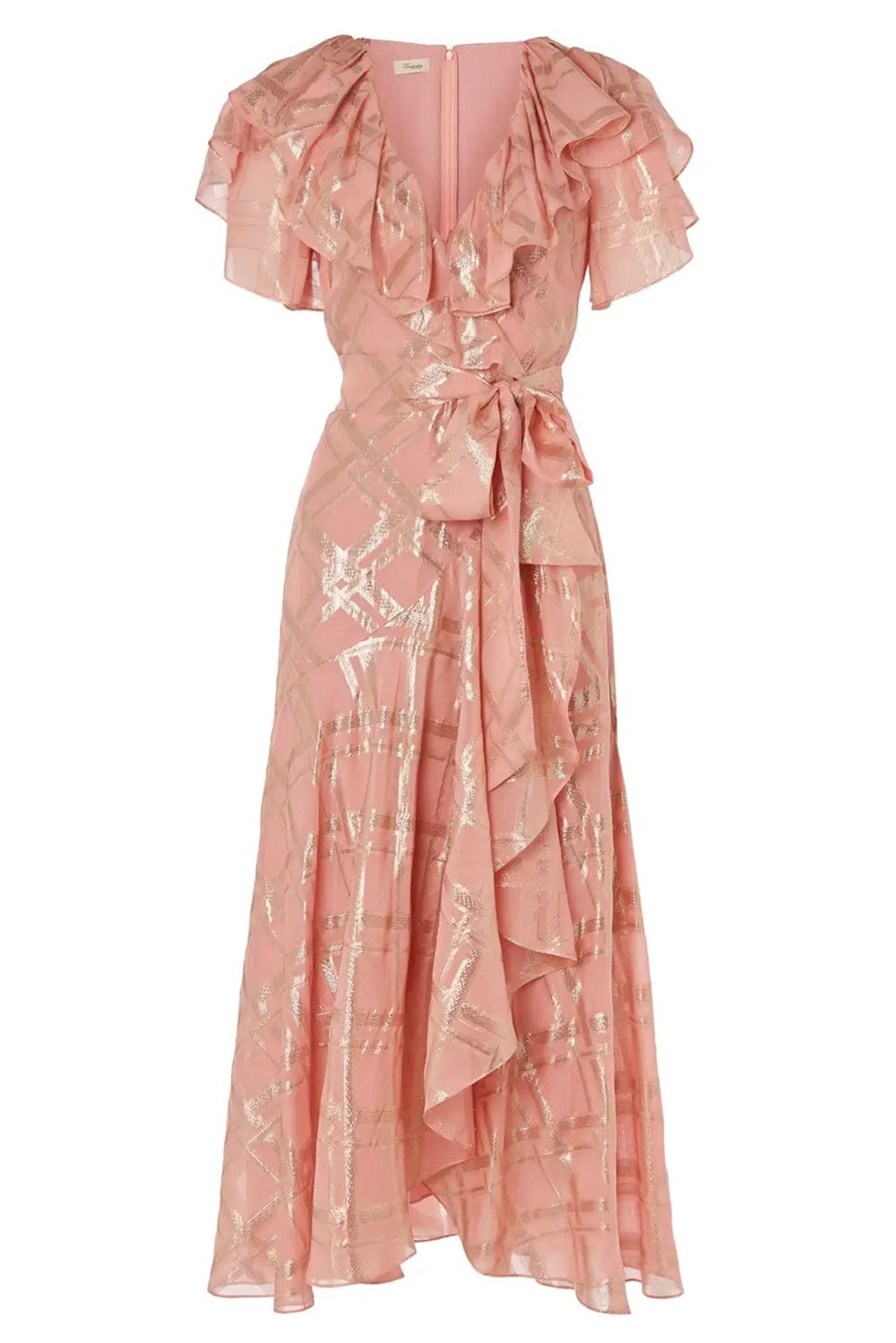 TEMPERLEY LONDON-Natascha Ruffle Dress-PCHAMBR