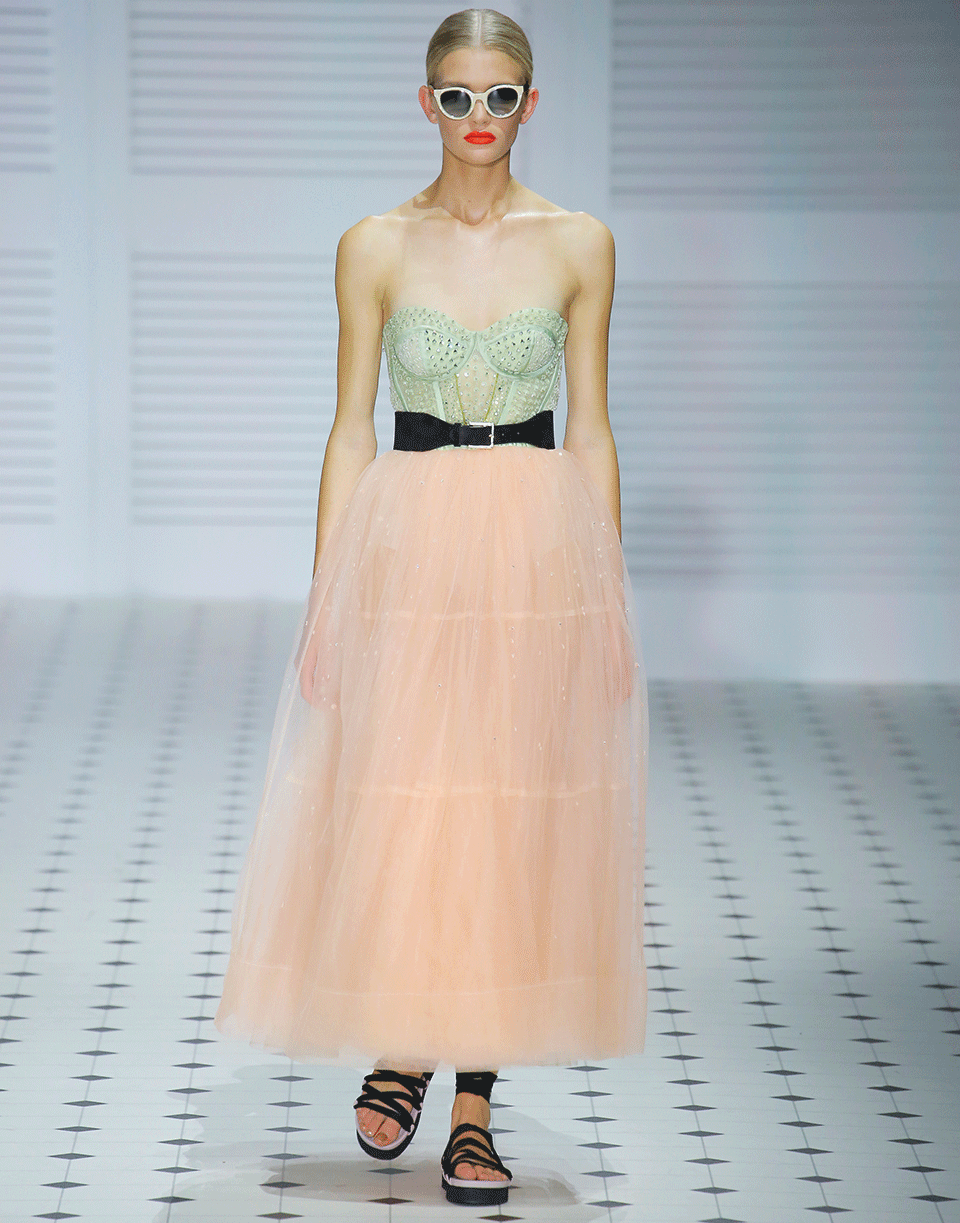 TEMPERLEY LONDON-Cannes Midi Dress-