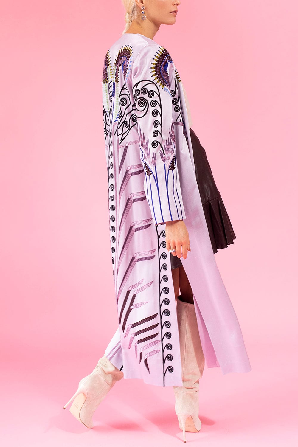 TEMPERLEY LONDON-Farrah Kimono-PSTLILAC