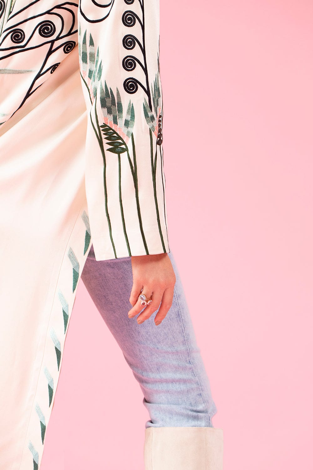 TEMPERLEY LONDON-Farrah Kimono-PSTLPRCH