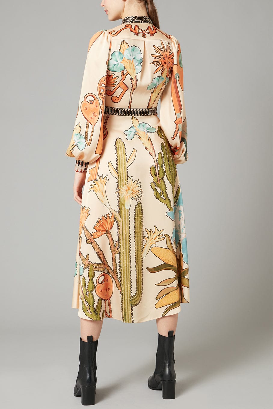 TEMPERLEY LONDON-Palomino Print Shirt Dress-