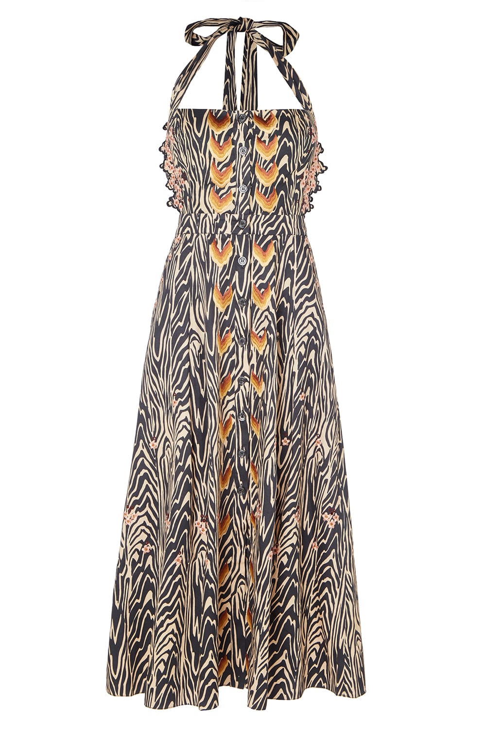 TEMPERLEY LONDON-Valerie Print Strappy Dress-SUNKISS