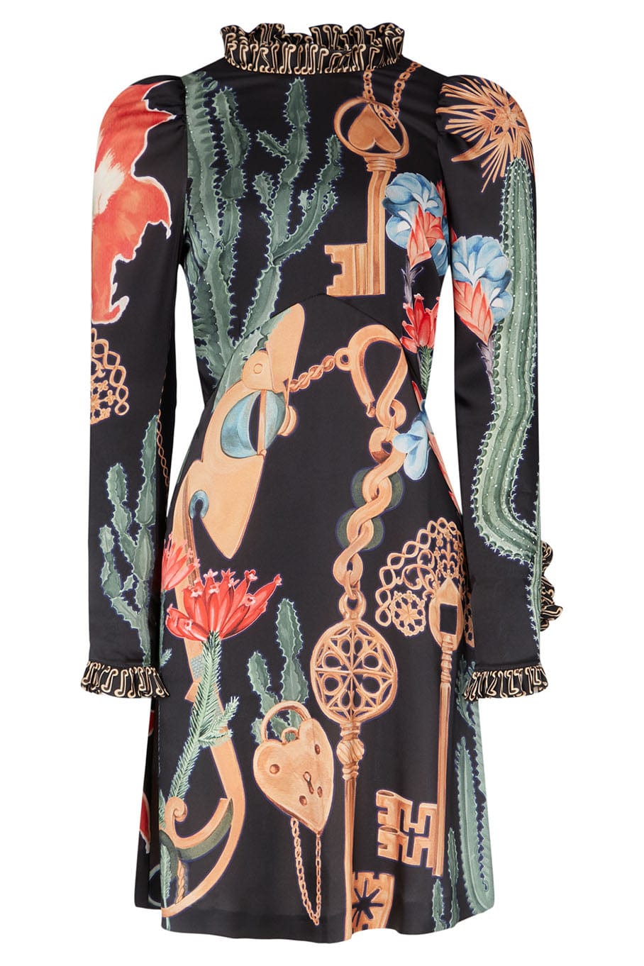 TEMPERLEY LONDON-Palomino Print Mini Dress-