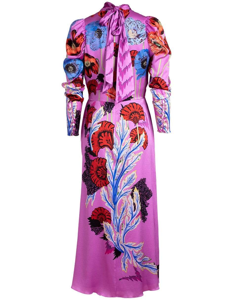TEMPERLEY LONDON-Avril Print Tie Dress-