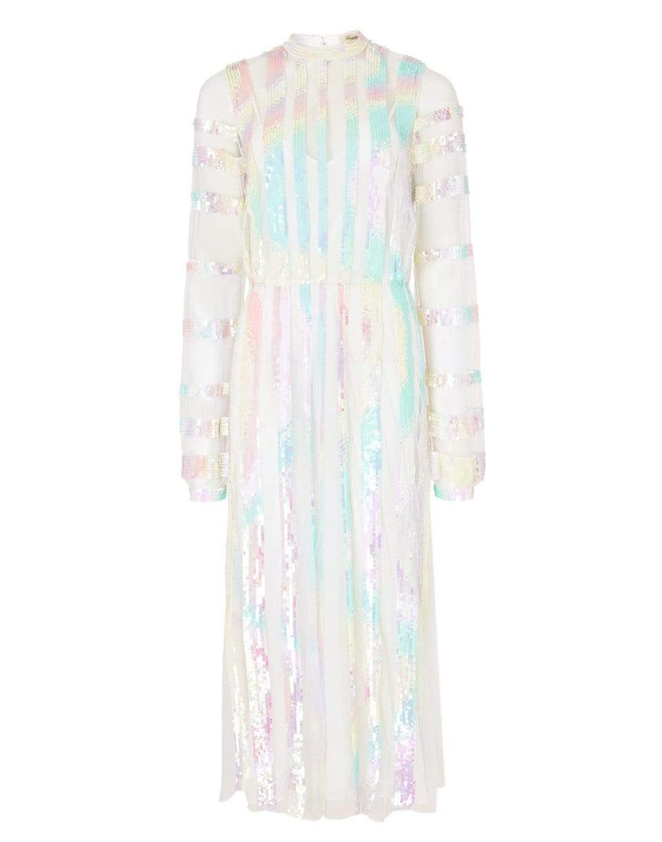 TEMPERLEY LONDON-Dusty Long Dress-RAINBOW