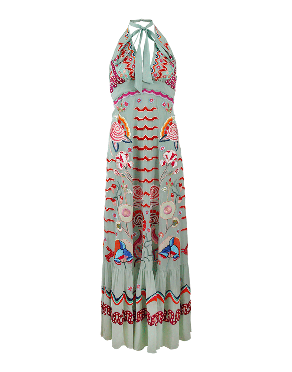 TEMPERLEY LONDON-Chimera Gown-CELADON