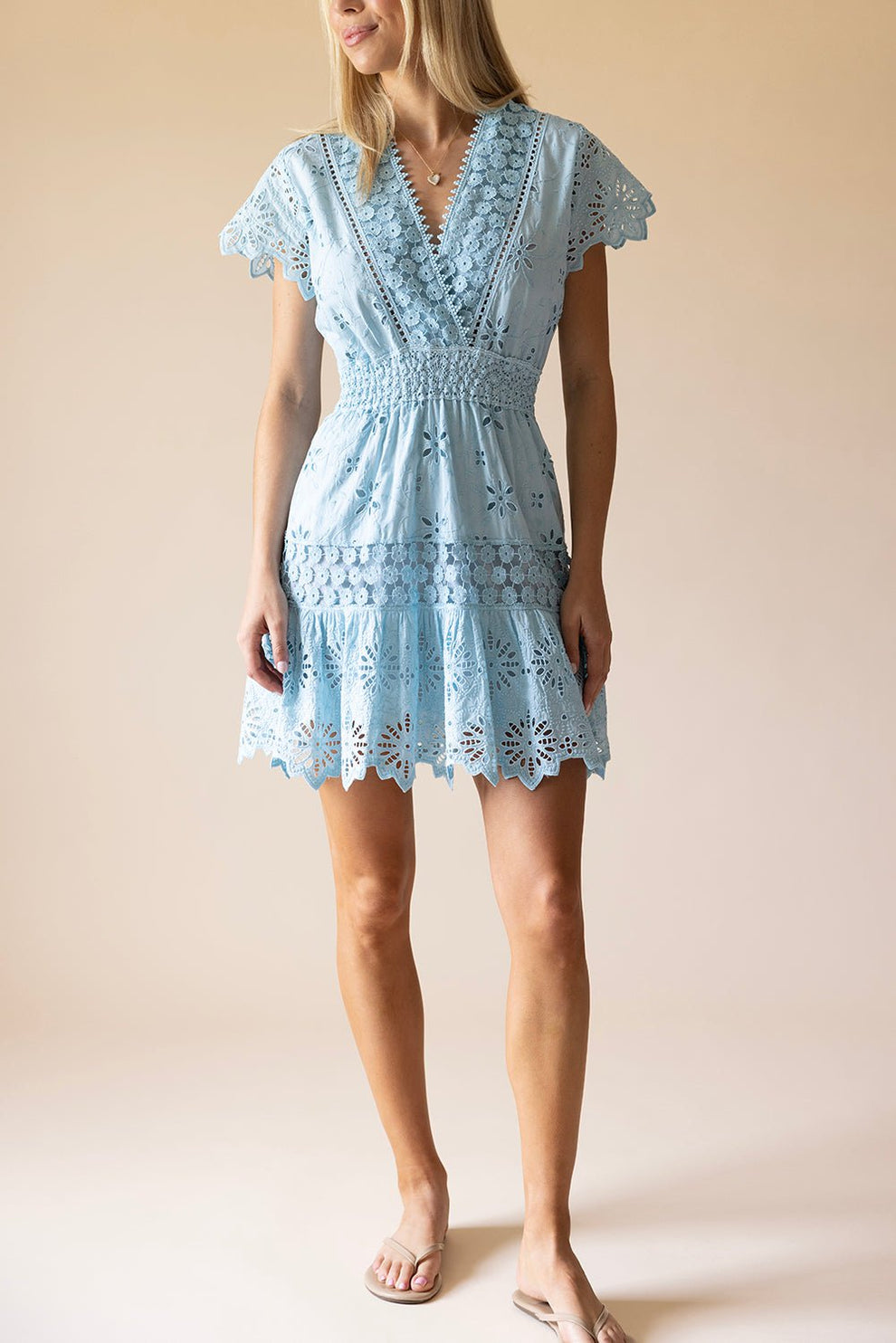Summer Dress - Aqua