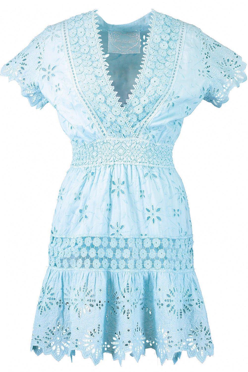 TEMPTATION POSITANO-Summer Dress - Aqua-