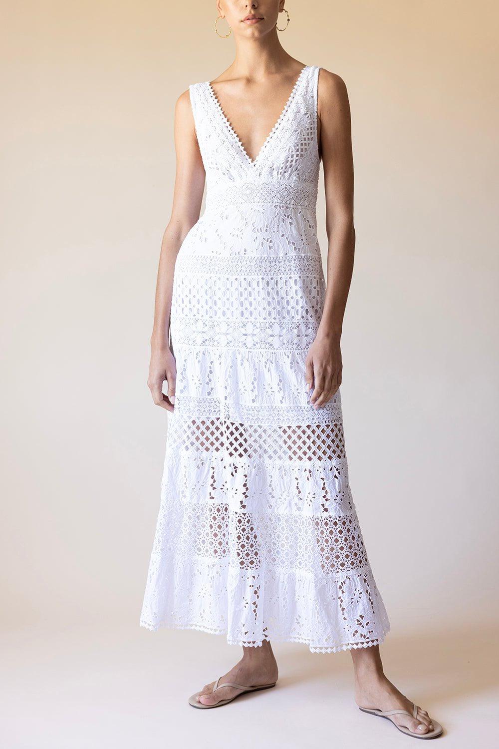 TEMPTATION POSITANO-Morganite Dress - Bianco-
