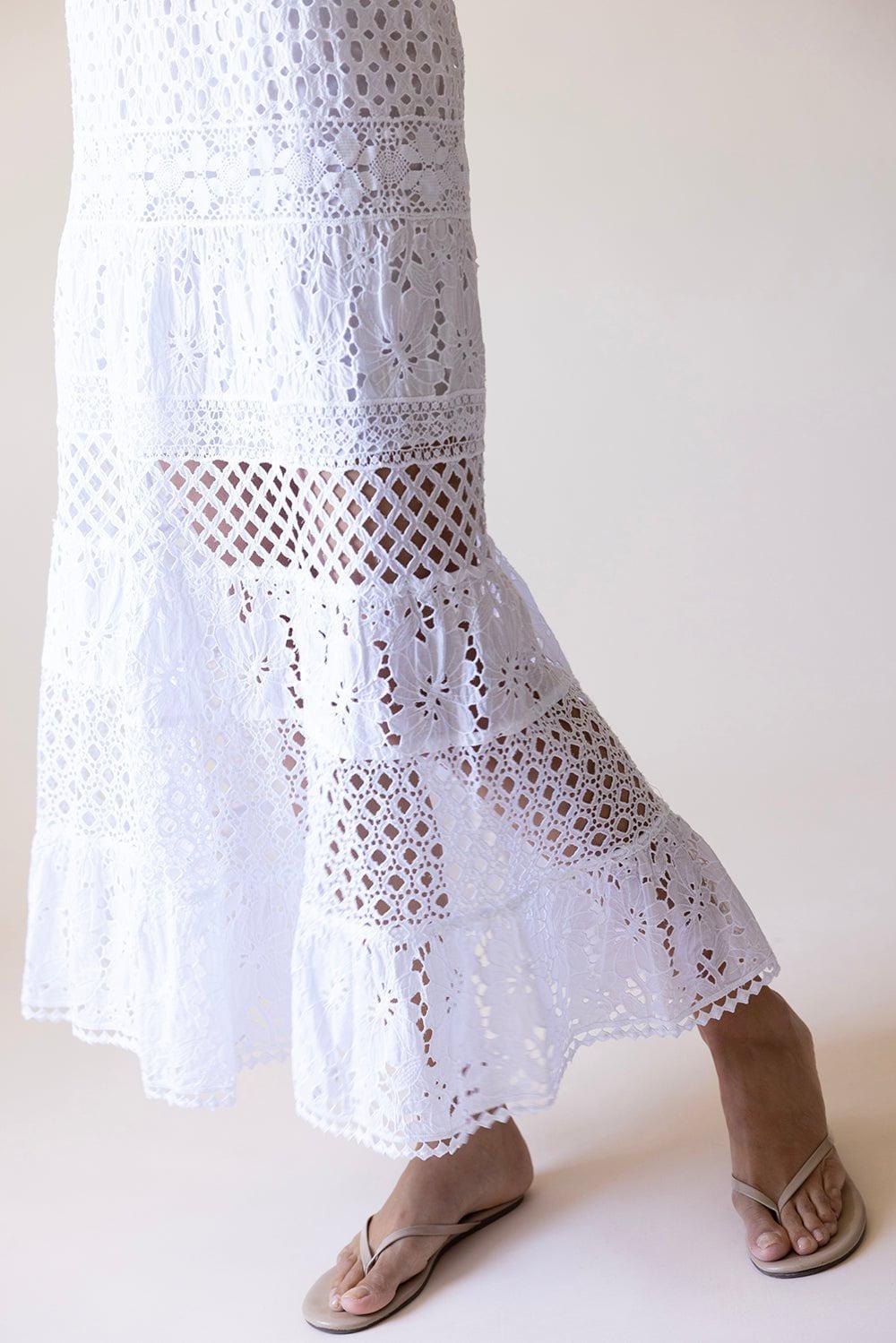 TEMPTATION POSITANO-Morganite Dress - Bianco-