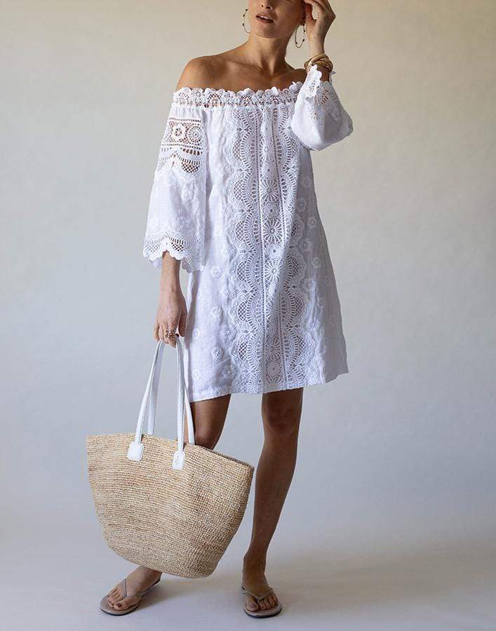 TEMPTATION POSITANO-Rio Grande Off Shoulder Dress-