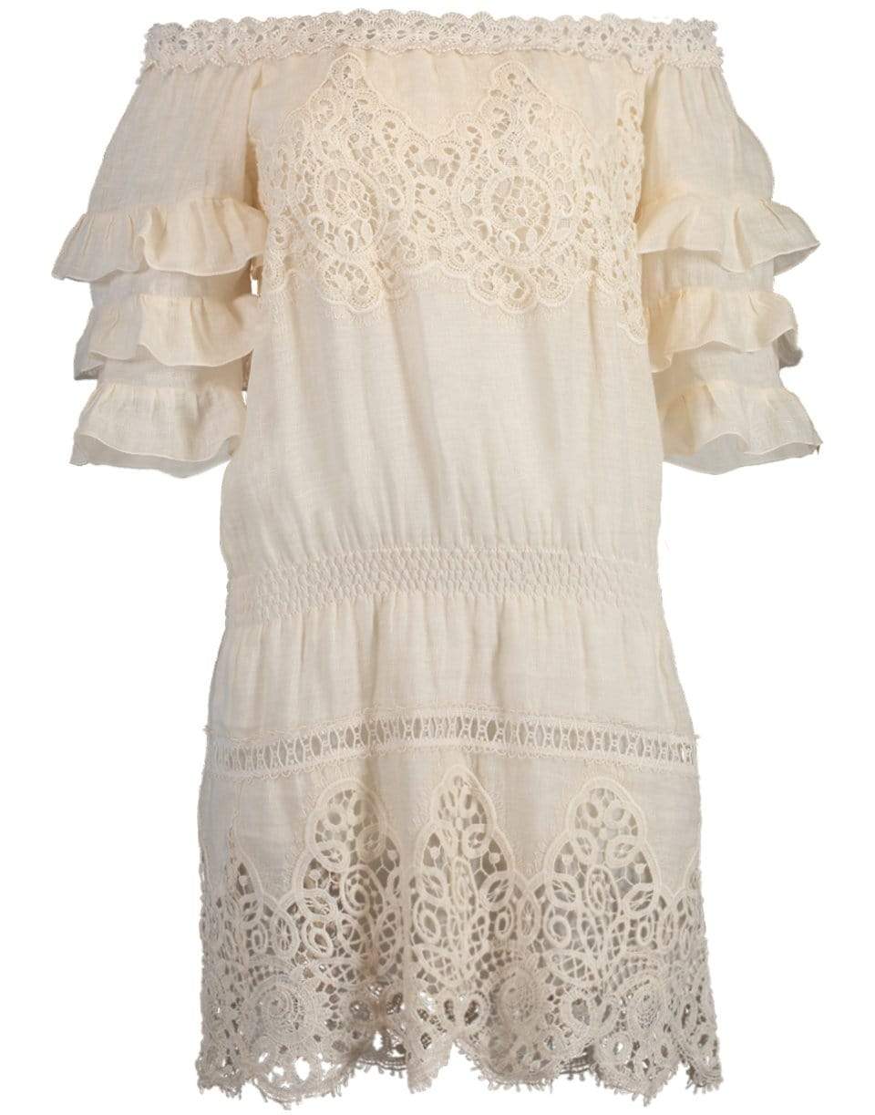 TEMPTATION POSITANO-Cali Off Shoulder Ruffle Dress-