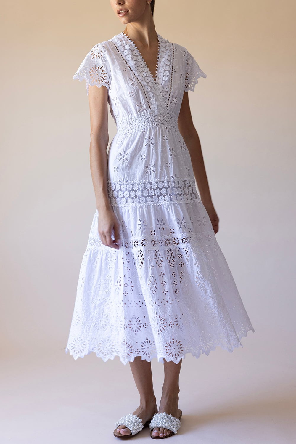 TEMPTATION POSITANO-Cristallo Dress - White-
