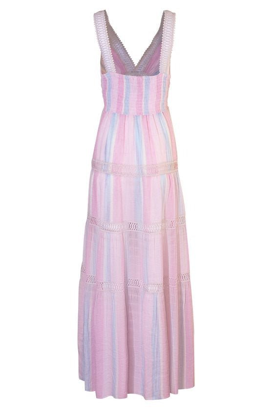 TEMPTATION POSITANO-Embroidered Maxi Dress-