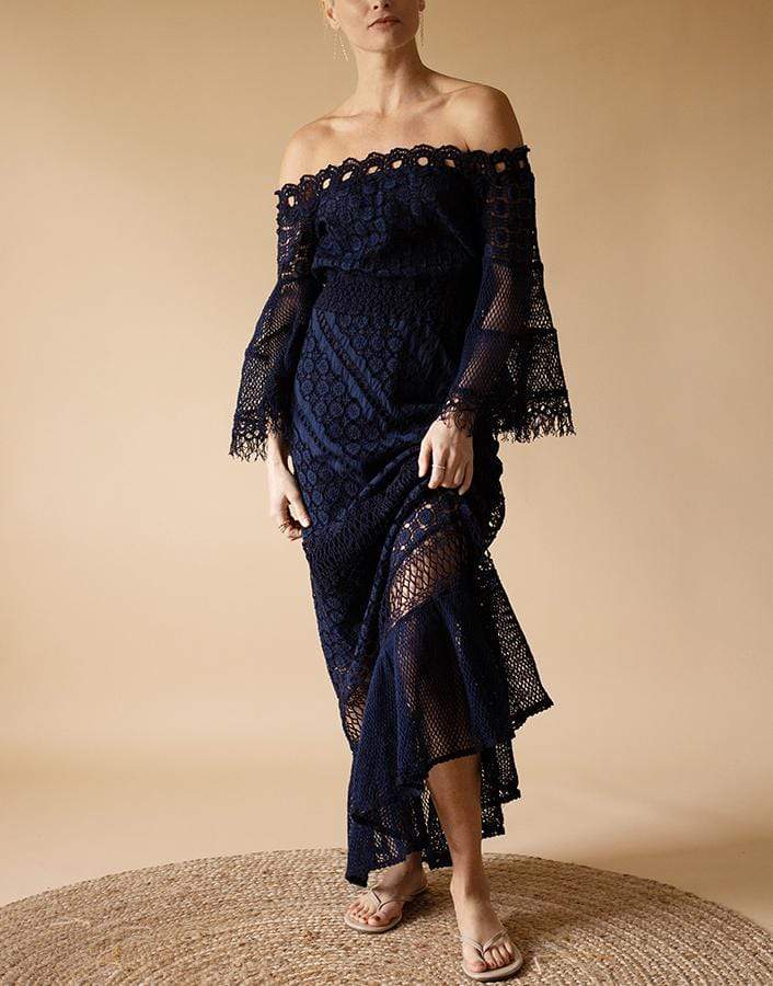 TEMPTATION POSITANO-Asuncion Sleeveless V-Neck Maxi Dress-