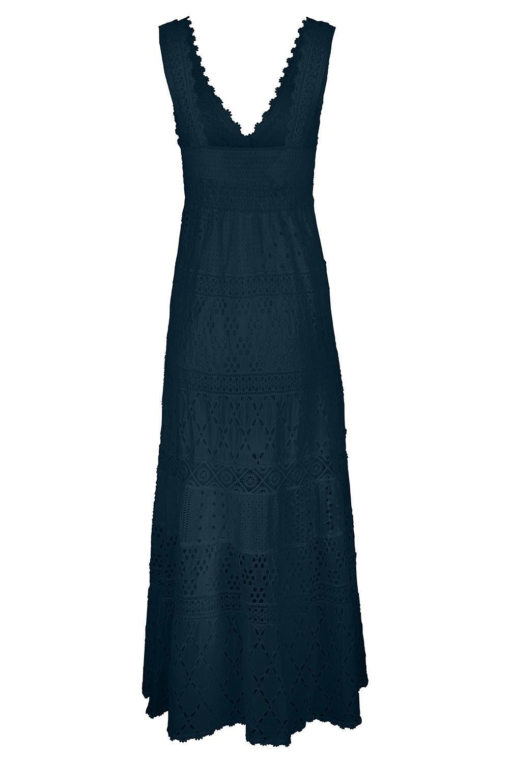 Paglia Long Dress - Navy-NAVY-XS-CLOTHINGDRESSCASUAL-TEMPTATION POSITANO