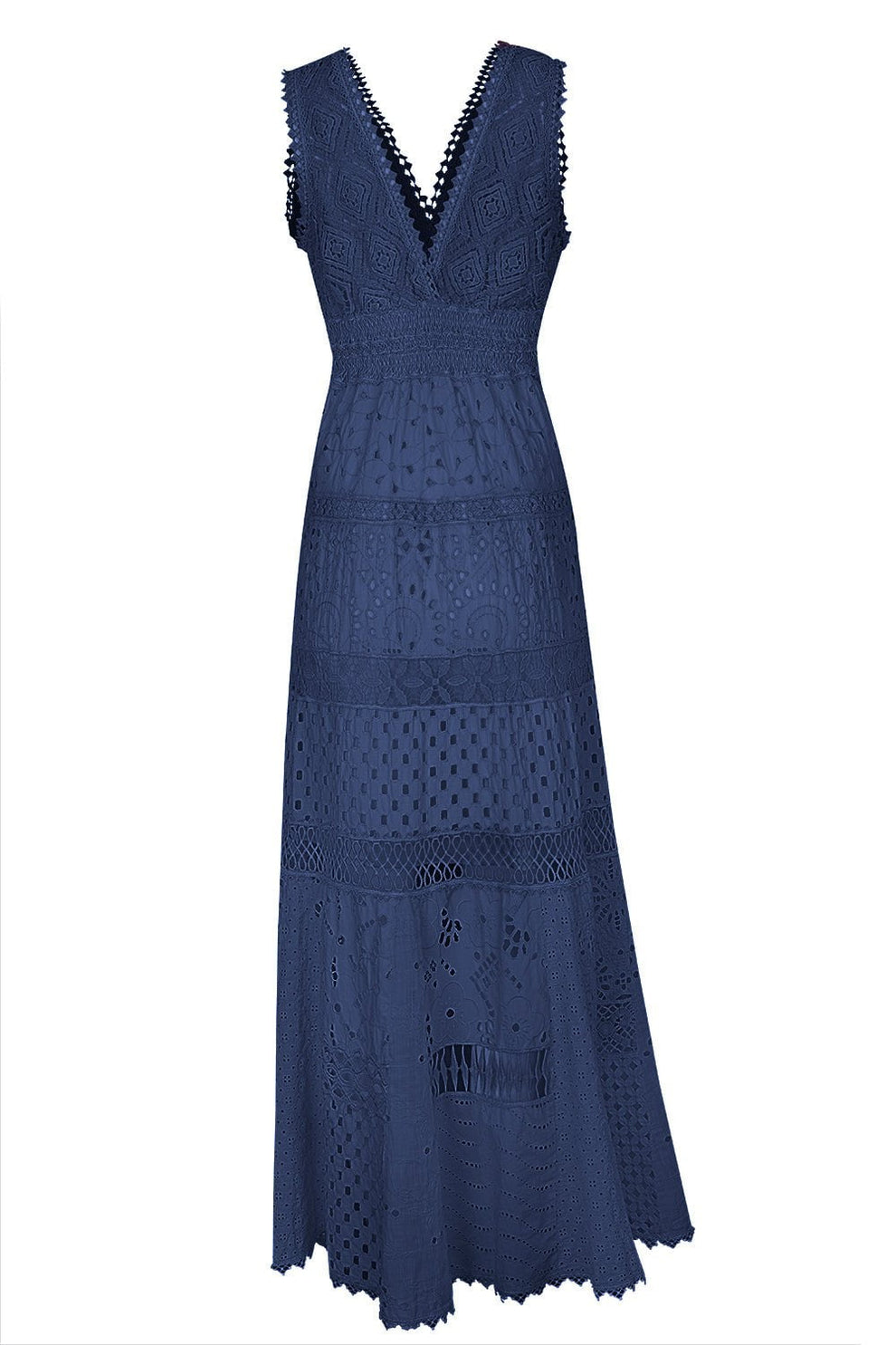 blue titanic dress the waist is lined full length apron Sparkly Navy Plus Size Color:Light Blue Nude
