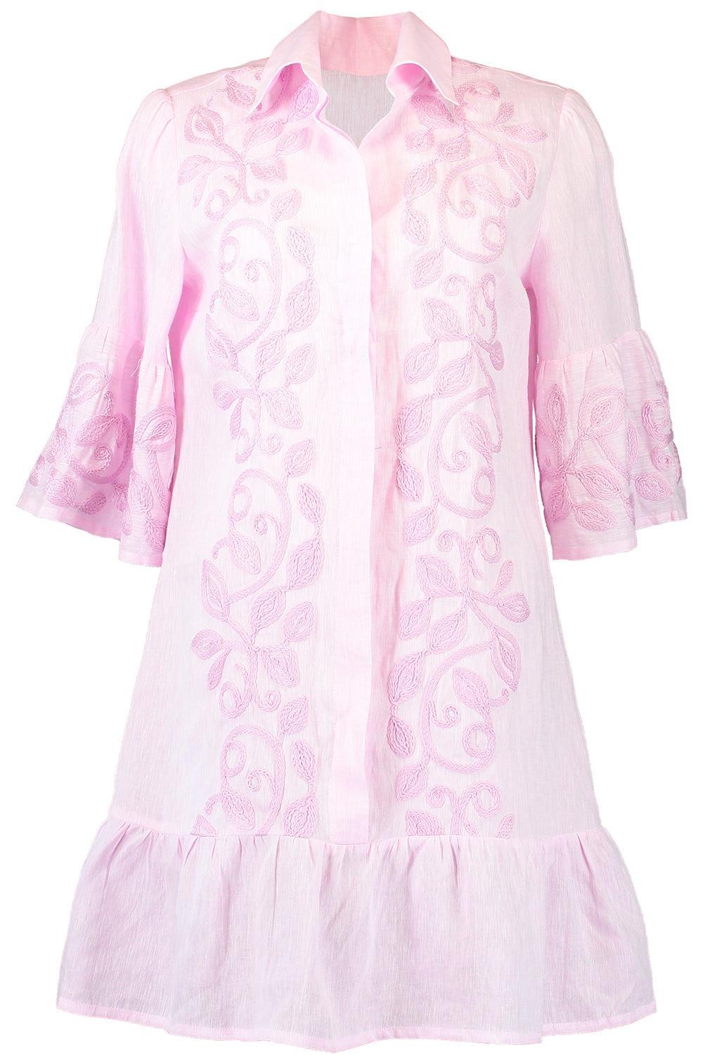 Enza Dress-PINK-XS-CLOTHINGDRESSCASUAL-TEMPTATION POSITANO