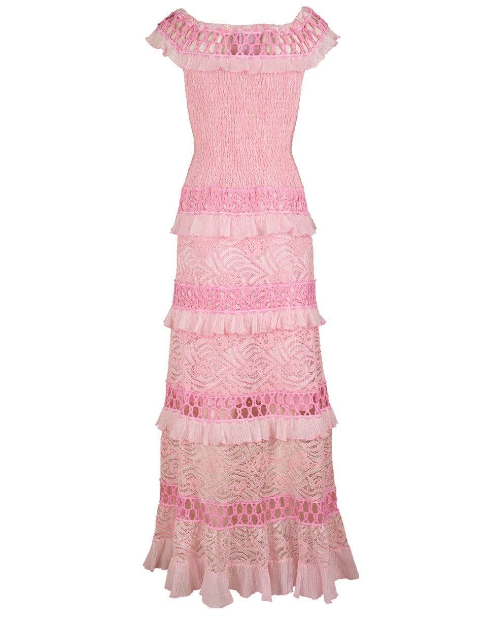 TEMPTATION POSITANO-La Plata 21 Shirred Off Shoulder Dress-