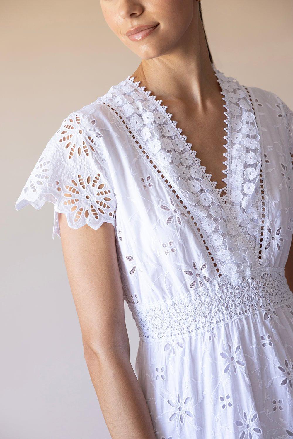 TEMPTATION POSITANO-Cristallo Dress - White-