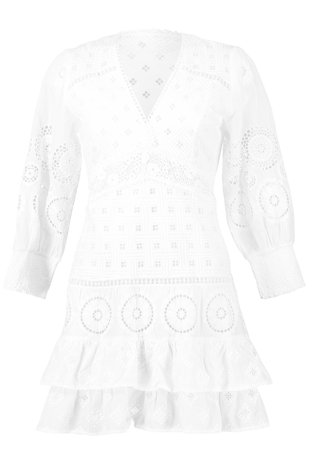 Mala Dress-WHITE-XS-CLOTHINGDRESSCASUAL-TEMPTATION POSITANO