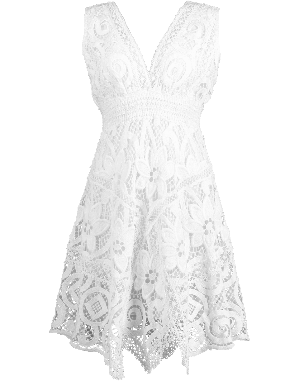 TEMPTATION POSITANO-V-Neck Asymmetrical Dress-