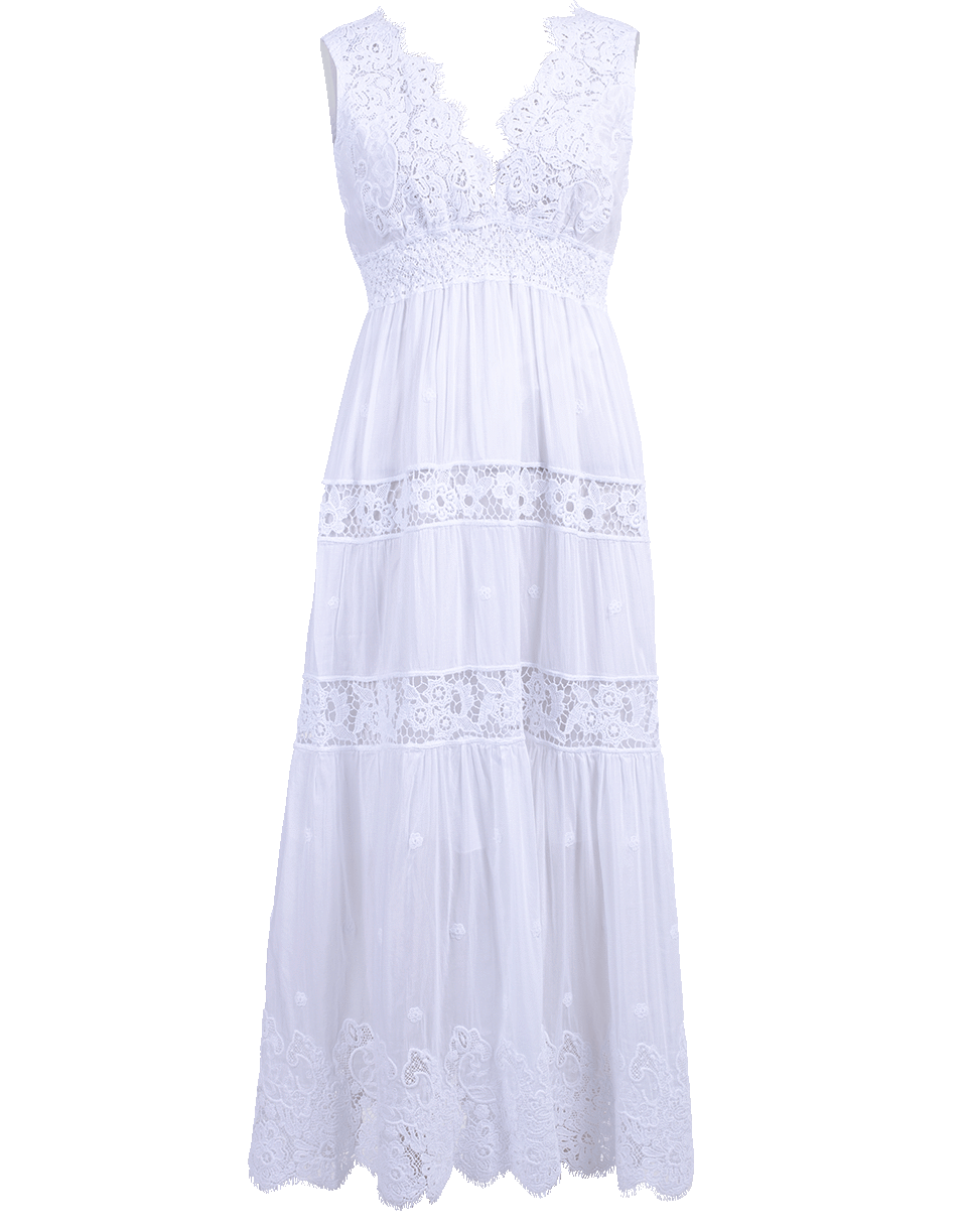 TEMPTATION POSITANO-V-Neck Tea Length Carrara Dress-