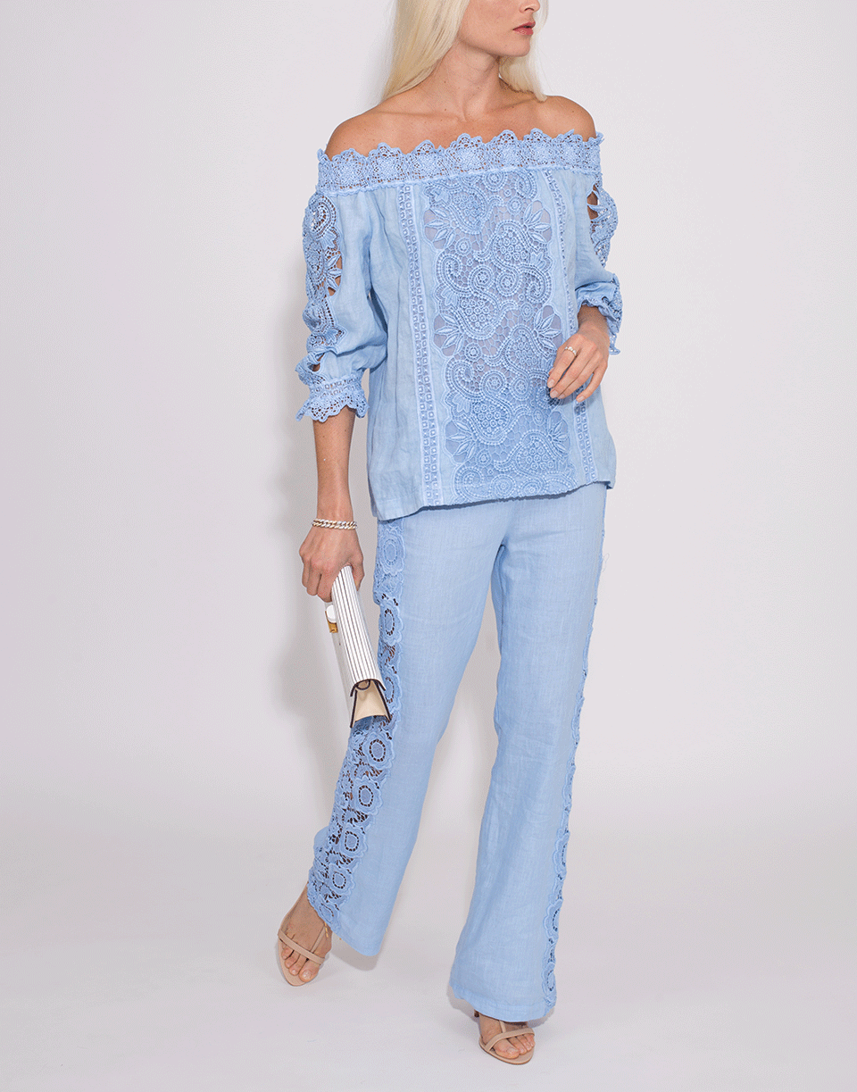 TEMPTATION POSITANO-Crochet Rieti Pant-