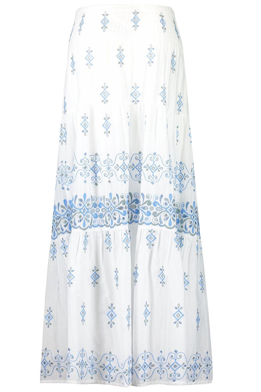Sorbetto Skirt-BLUE-XS-CLOTHINGSKIRTMAXI-TEMPTATION POSITANO