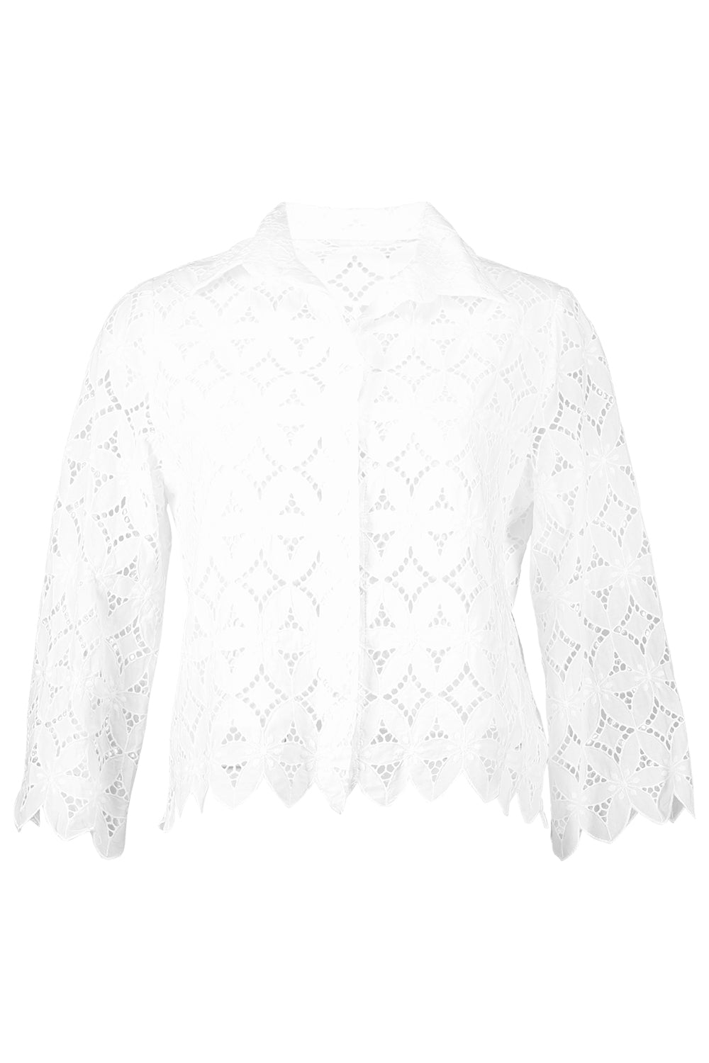 Maggiorana Blouse-WHITE-XS-CLOTHINGTOPBLOUSE-TEMPTATION POSITANO