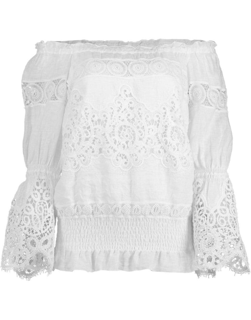 TEMPTATION POSITANO-Valencia Off Shoulder Top-