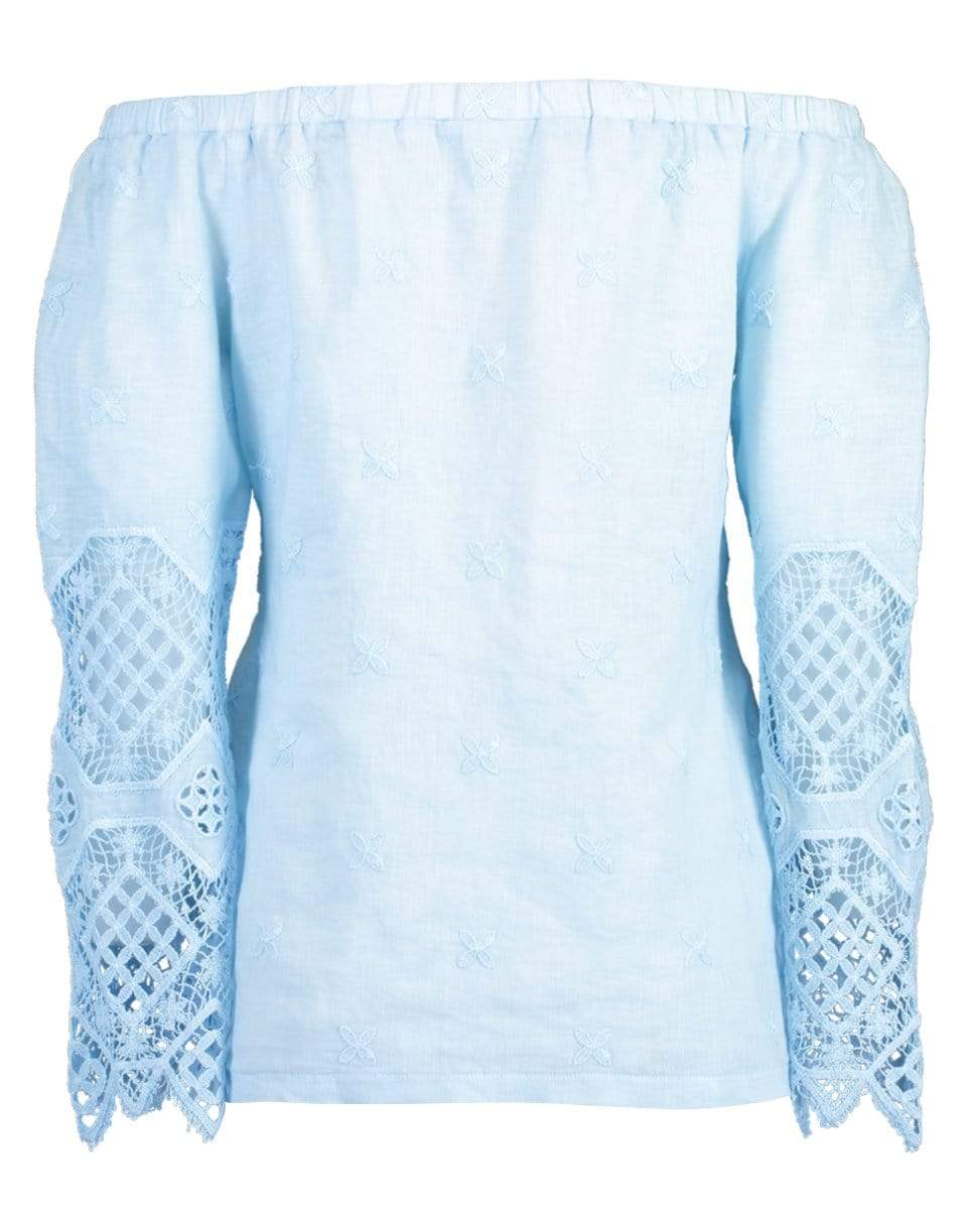TEMPTATION POSITANO-Sky Buenos Aires Shoulder Top-