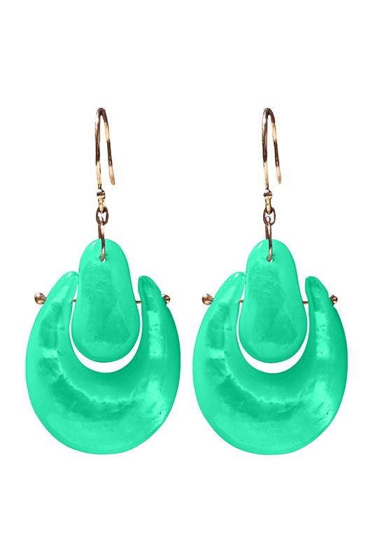 Large O'Keeffe Chrysoprase Earrings JEWELRYFINE JEWELEARRING TEN THOUSAND THINGS   