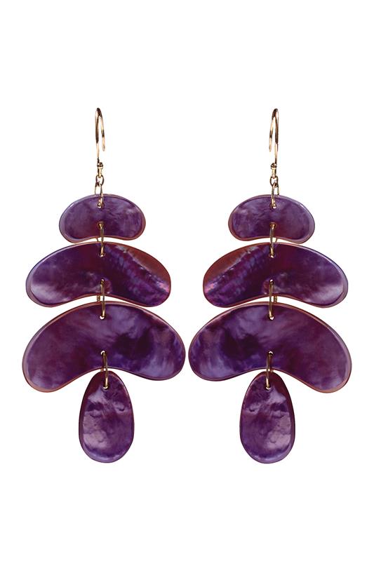 TEN THOUSAND THINGS-Small Ruby Oval Totem Earrings-YELLOW GOLD