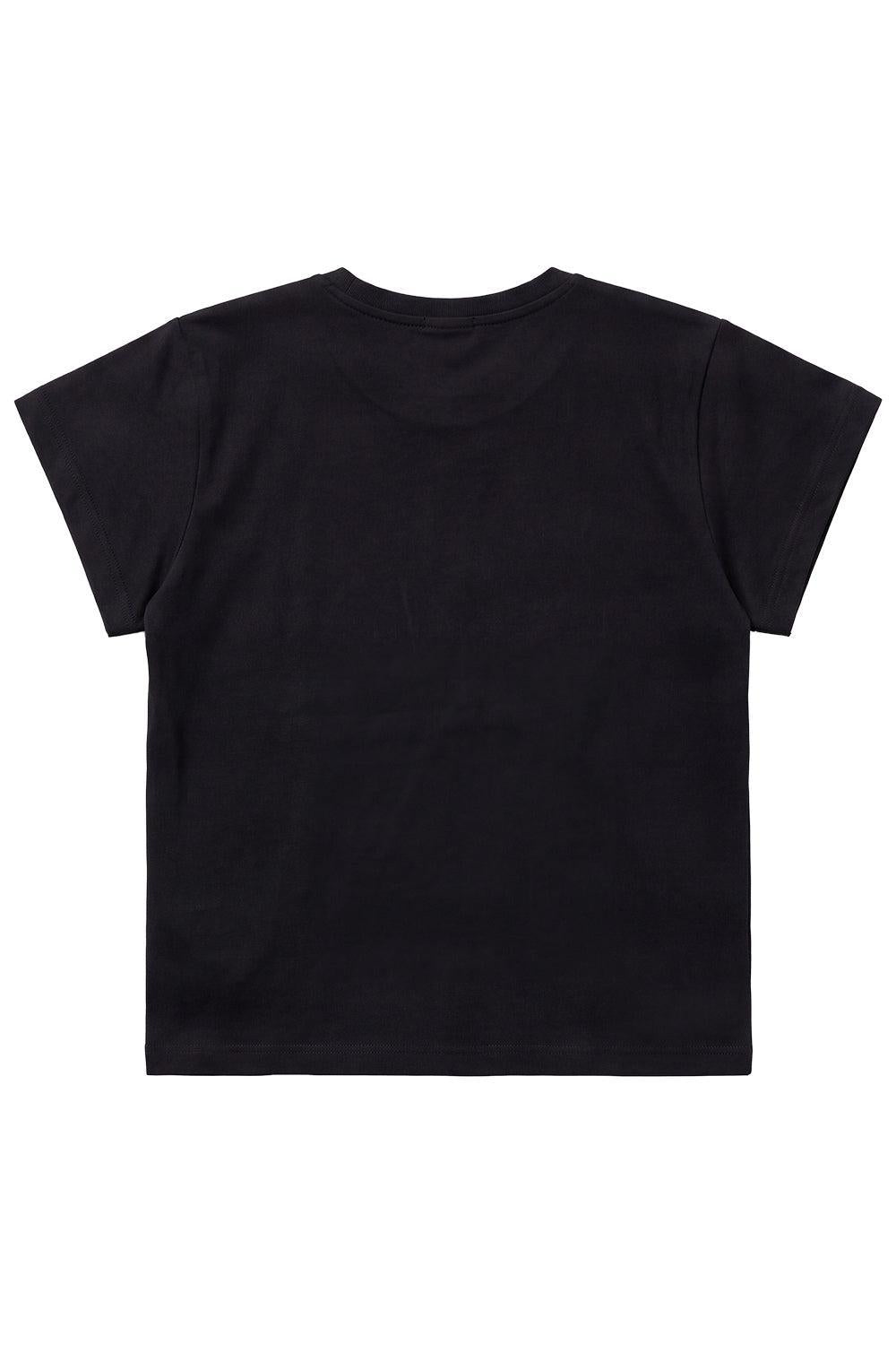 Shrunken Boyfriend Tee - Black-BLACK-0-CLOTHINGTOPT-SHIRT-The Lady & The Sailor x Marissa Collections