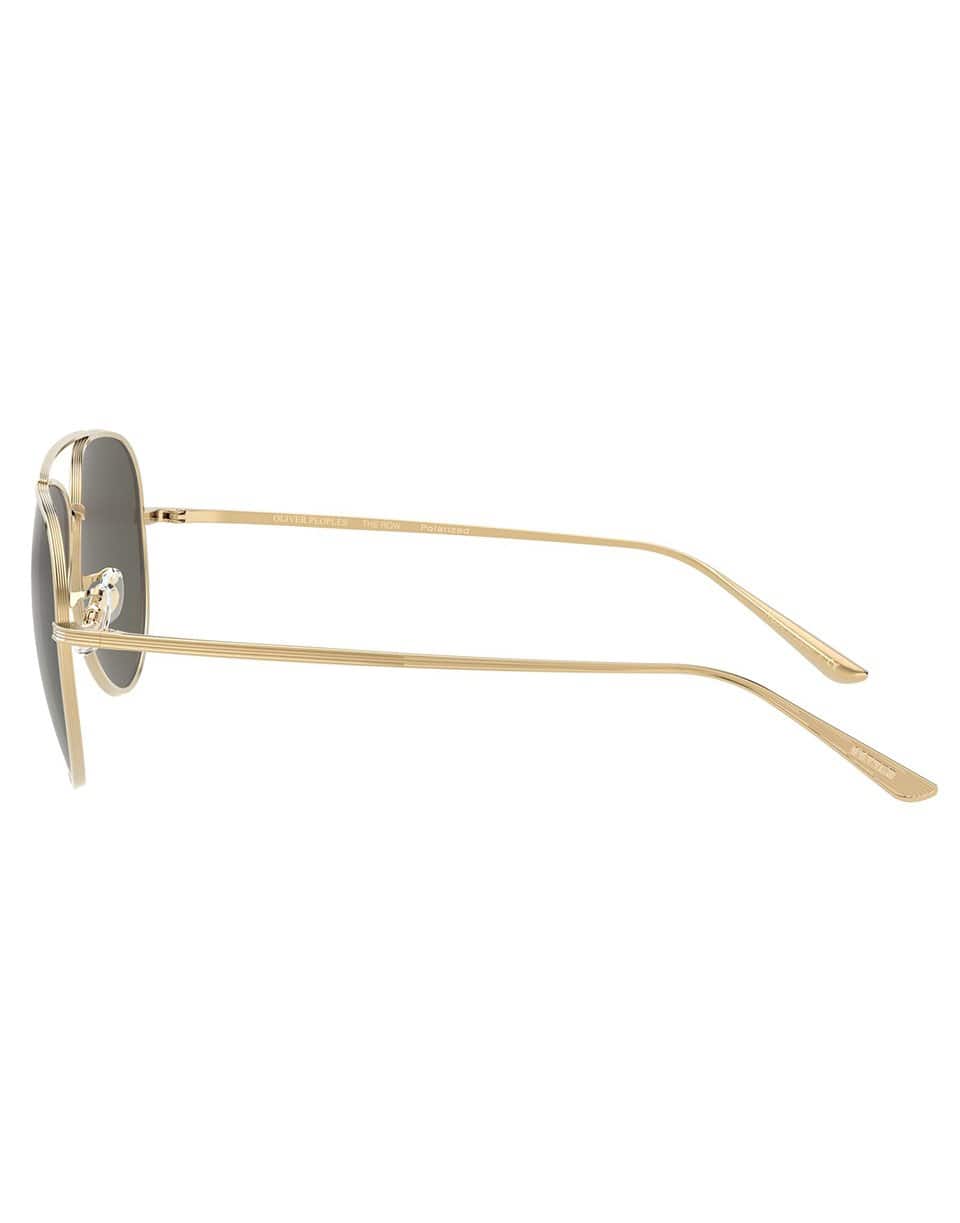 THE ROW-Gold and Brown Polarized The Row Casse Sunglasses-GLD/POLR