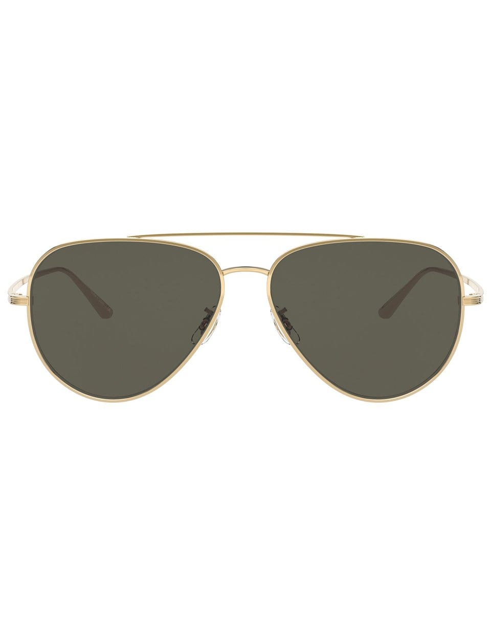 THE ROW-Gold and Brown Polarized The Row Casse Sunglasses-GLD/POLR