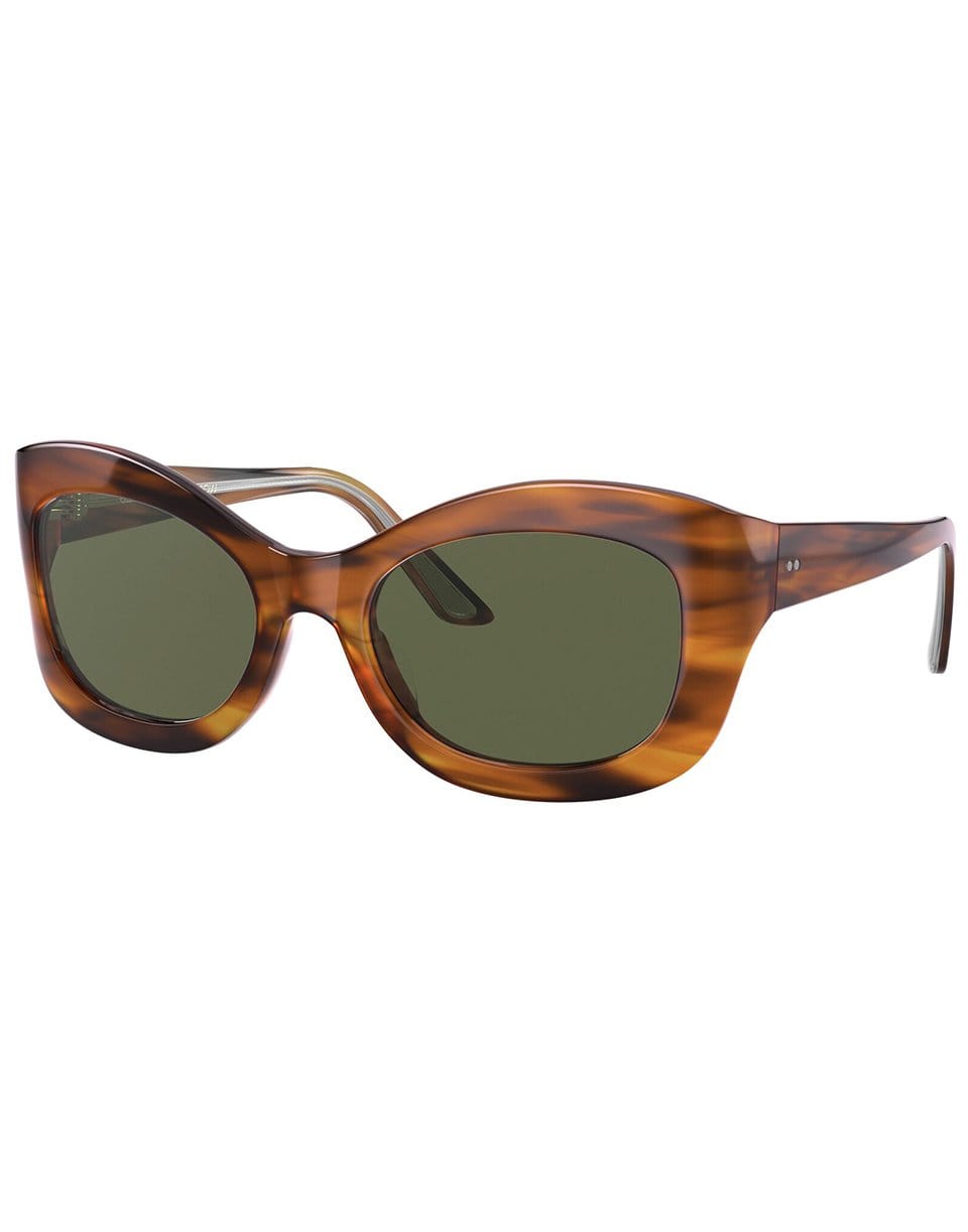 THE ROW-Raintree and Green Edina Sunglasses-RAIN/GRN