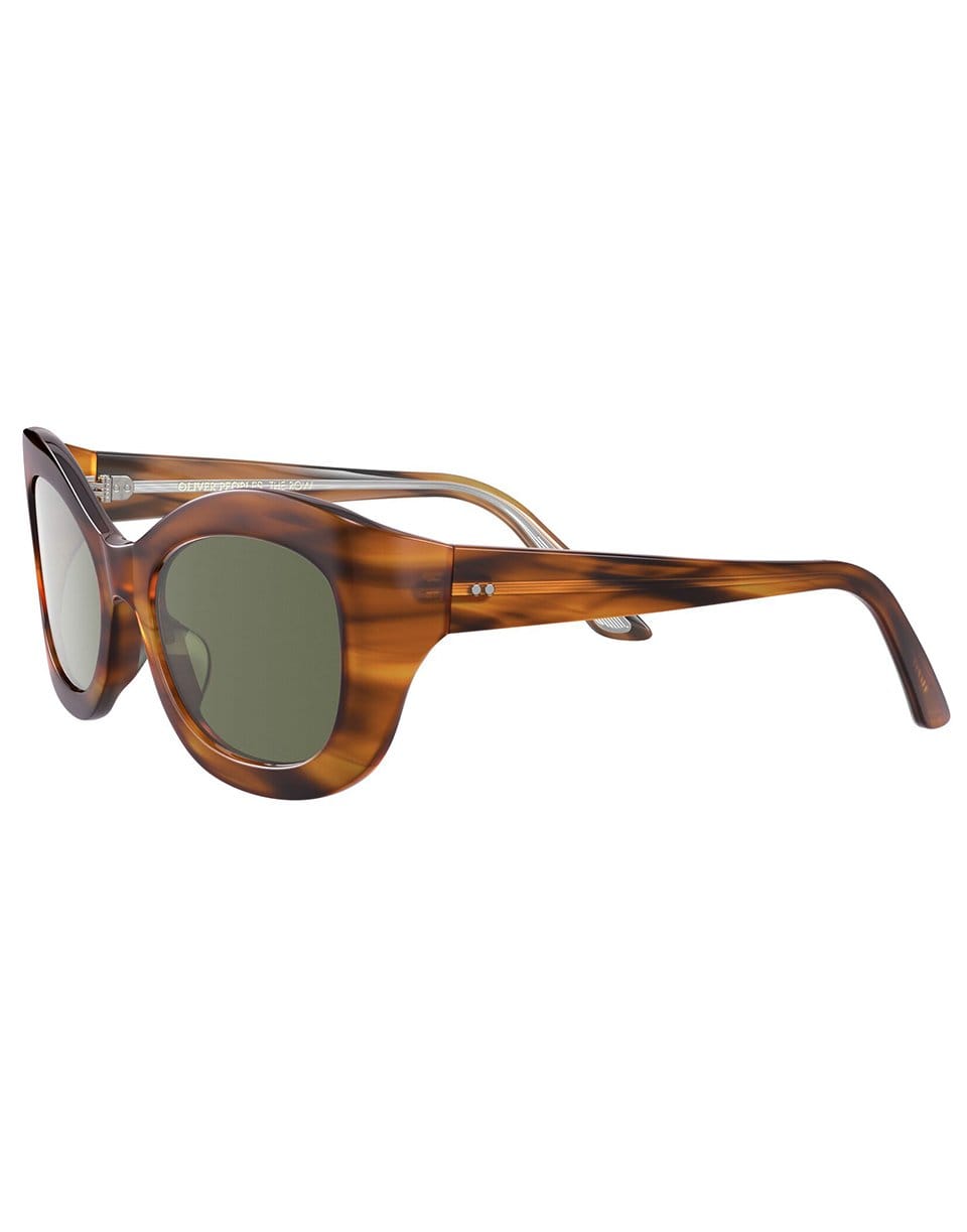 THE ROW-Raintree and Green Edina Sunglasses-RAIN/GRN
