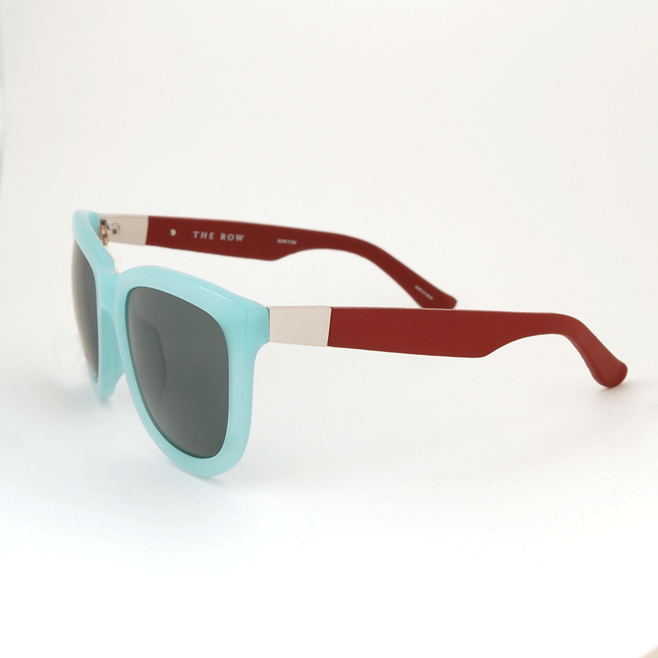 THE ROW-Poolside Acetate Sunglasses-RED