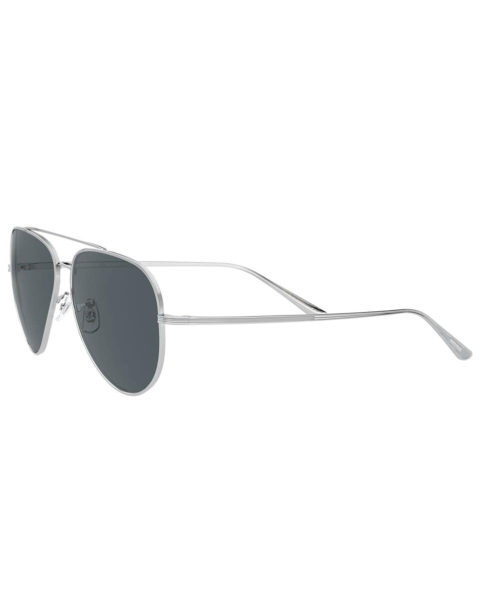 THE ROW-Silver and Blue The Row Casse Sunglasses-SLVR/BLU