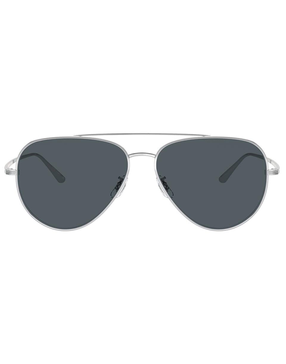 THE ROW-Silver and Blue The Row Casse Sunglasses-SLVR/BLU