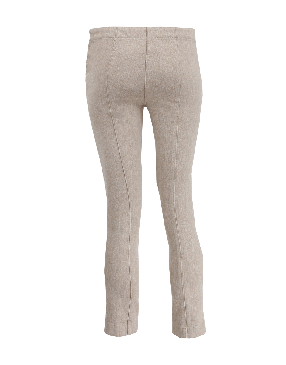 THE ROW-Side Zip Denim Cropped Pant-