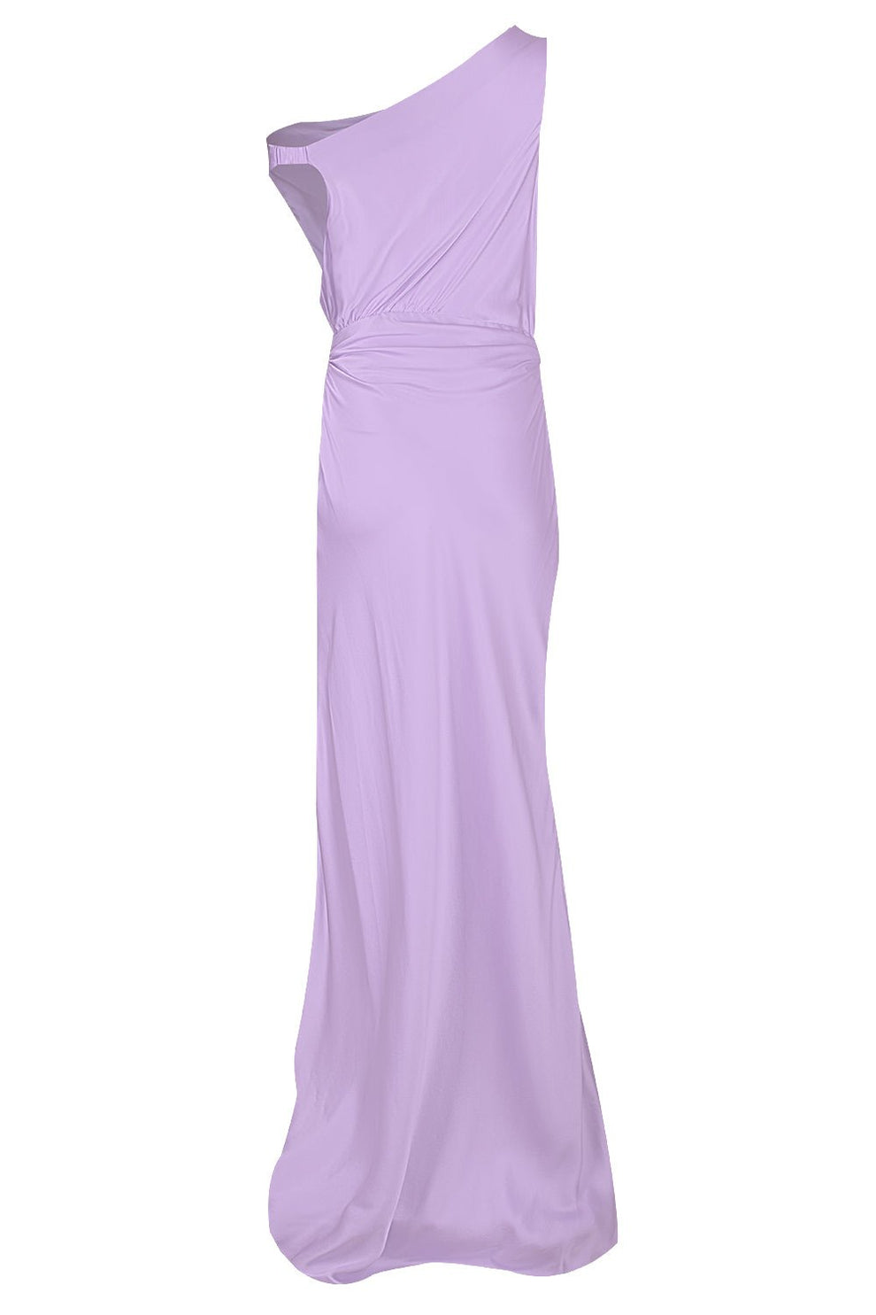 navy blue dress for baby girl The Sei - Asymmetrical Drape Gown with Tie