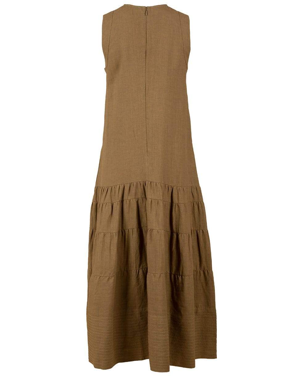 THREE GRACES LONDON-Khaki Abigail Dress-