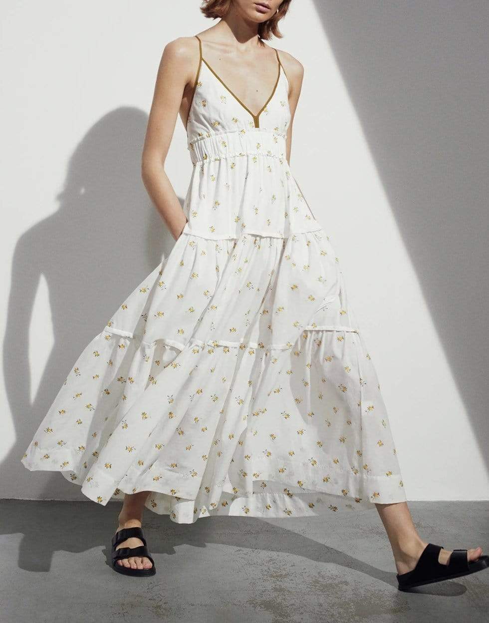 THREE GRACES LONDON-Chloe Tiered Maxi Dress-